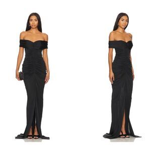 YAURA Tiara Dress in Black UK 8 / Small $270